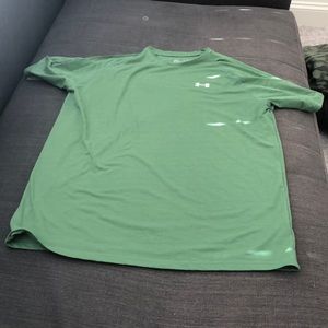 Large green under armour t shirt.